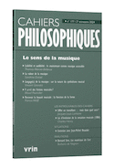 Cahiers philosophiques, no 177